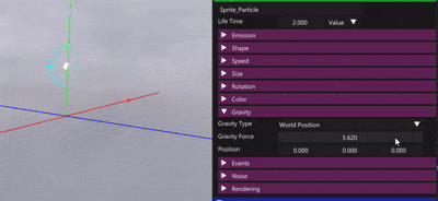 Particle gravity gif